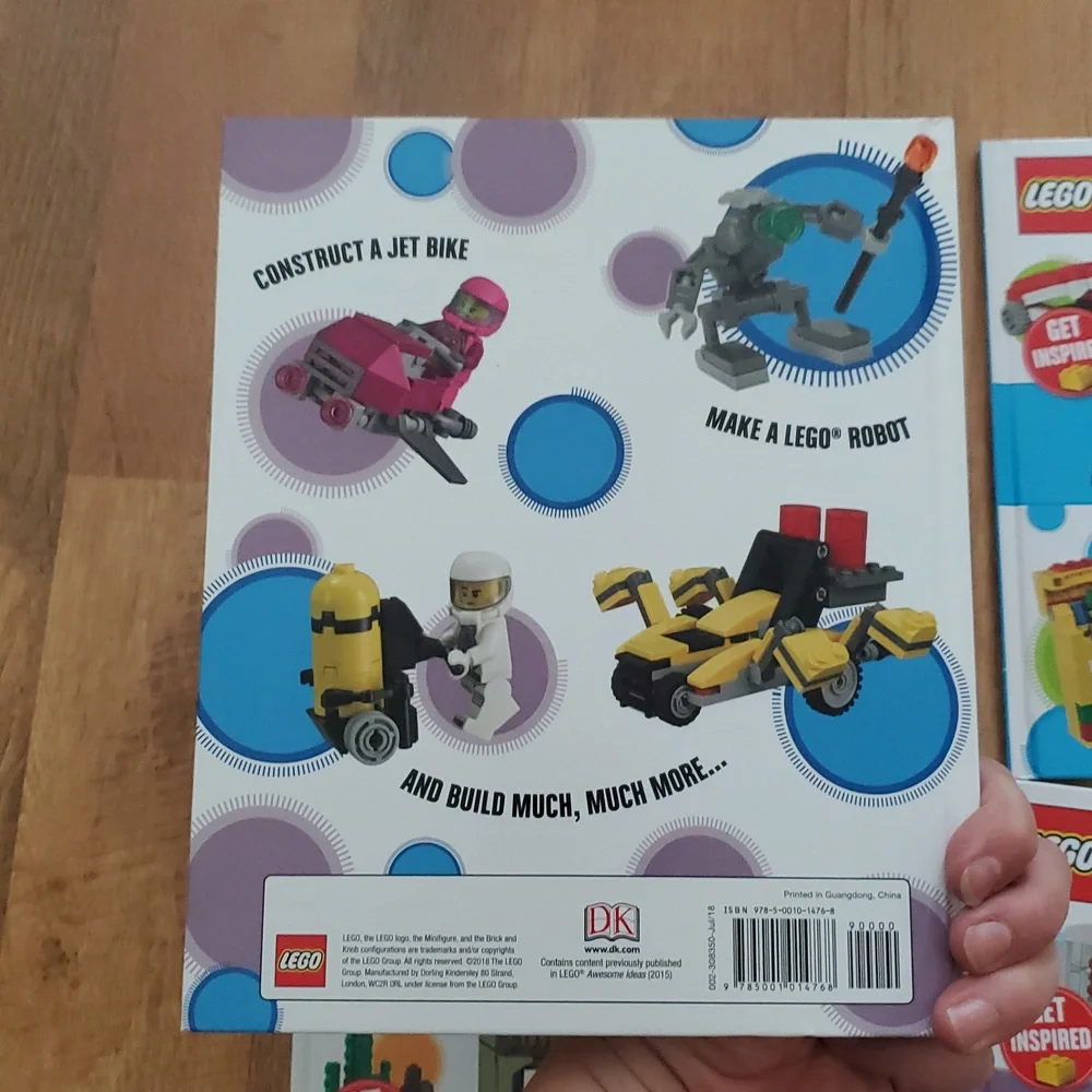 LEGO Get Inspired BUILD A ‎ Ideas Set Of 4 Books